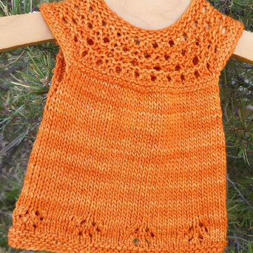 Orange Creme Tunic Top