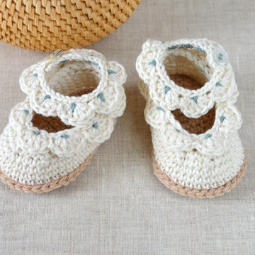 Scallop Sandals