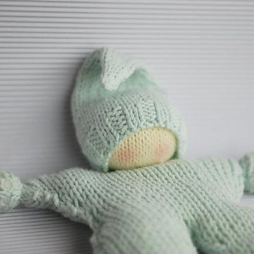 Waldorf knitted doll for small babies
