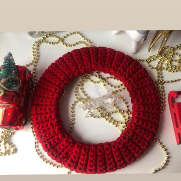 Christmas Crochet Wreath