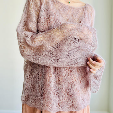 Lace mohair jumper