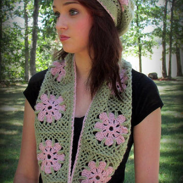 Frost Flower Cowl Set