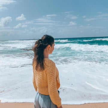 Conch Cardigan/Top Set