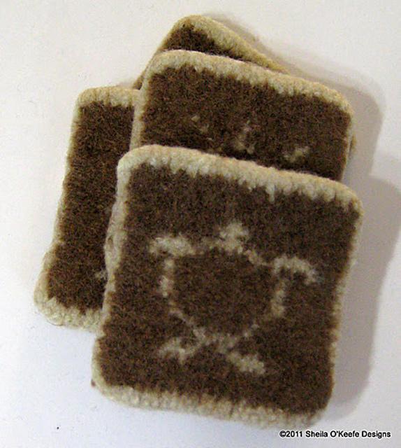 Sea Turtle Petroglyph Coaster