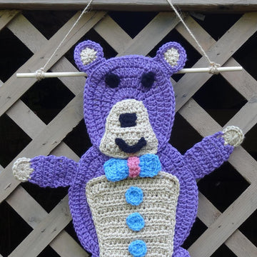 Baby Bear Wall Hanging, Applique