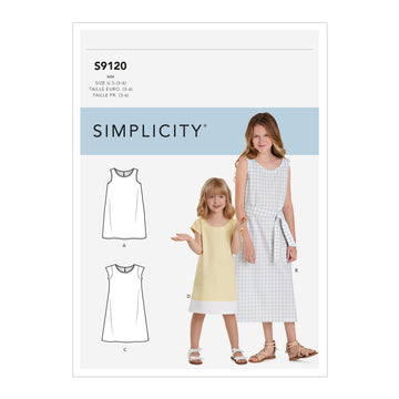 Simplicity Children's & Girls' Dresses S9120 - Sewing Pattern