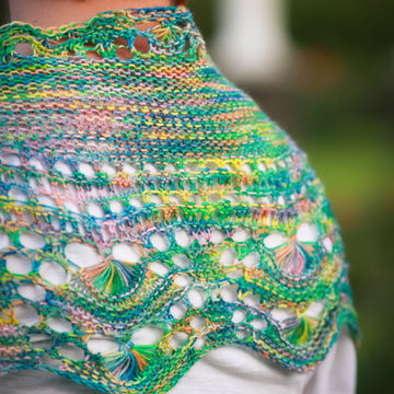 Coral Palace Shawl