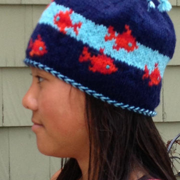 Little Fish Skull Cap