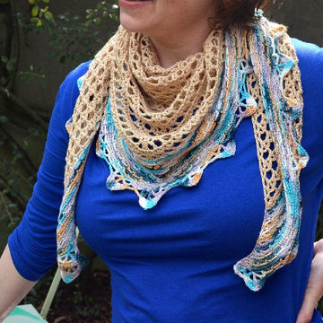 Tender sandstorm shawl