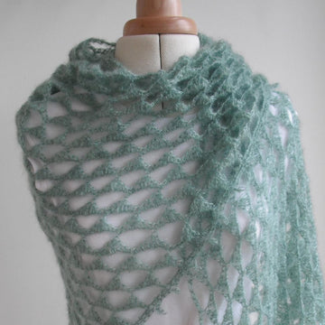 Angel's triangles shawl