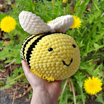 Reversible Bee / Ladybug Plush Toy Crochet Pattern