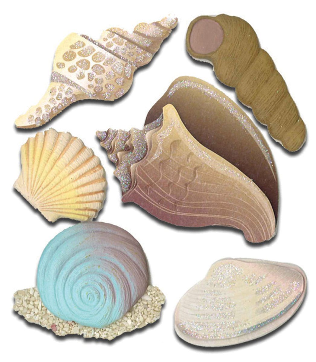 Jolee's Boutique Dimensional Stickers - Seashells