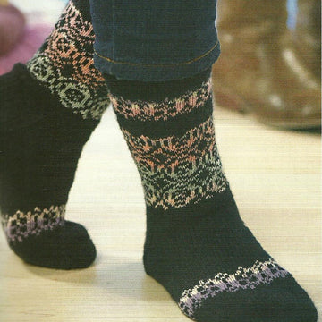 Kasbah Faux Fair Isle Socks