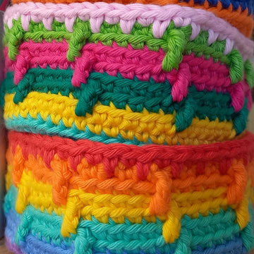Crochet Basket | Mini Happy Basket