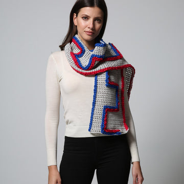 Daniela Scarf - Crochet Pattern For Women in MillaMia Naturally Soft Aran and Naturally Soft Super Chunky