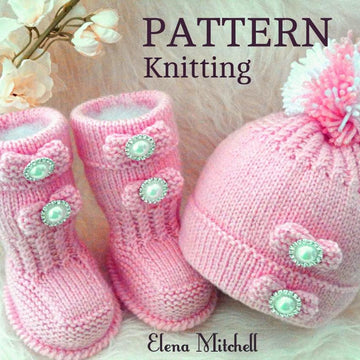 Knitting PATTERN Baby Shoes Baby Hat Baby Set Warm