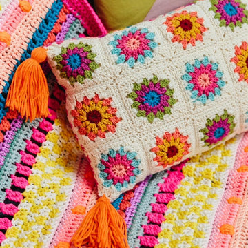 Disco Diva Blanket and Cushion Pattern