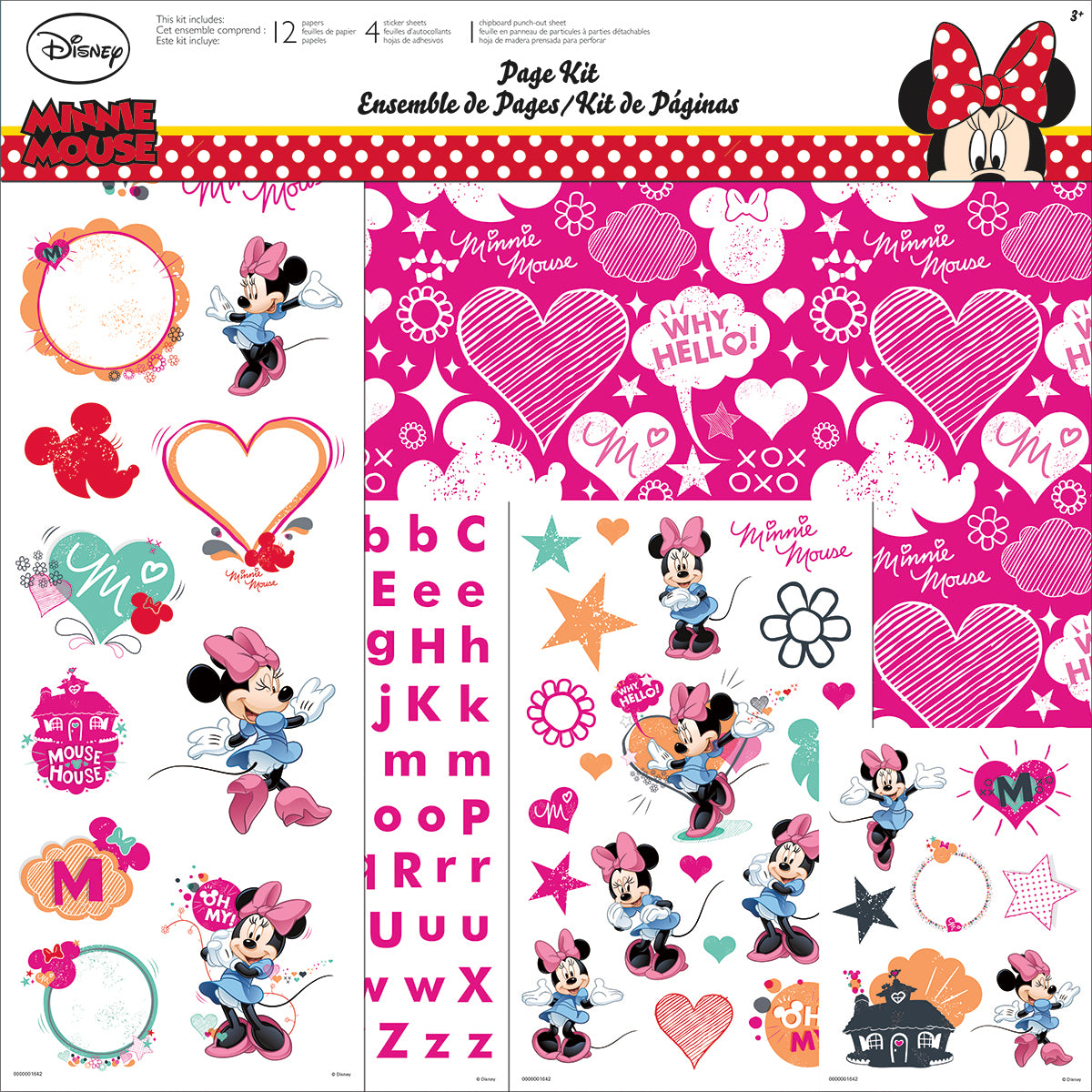 Trends International Trends Disney Page Kit 12"X12" - Minnie Mouse