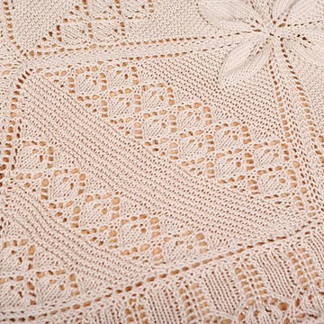 Baby Counterpane Christening Blanket