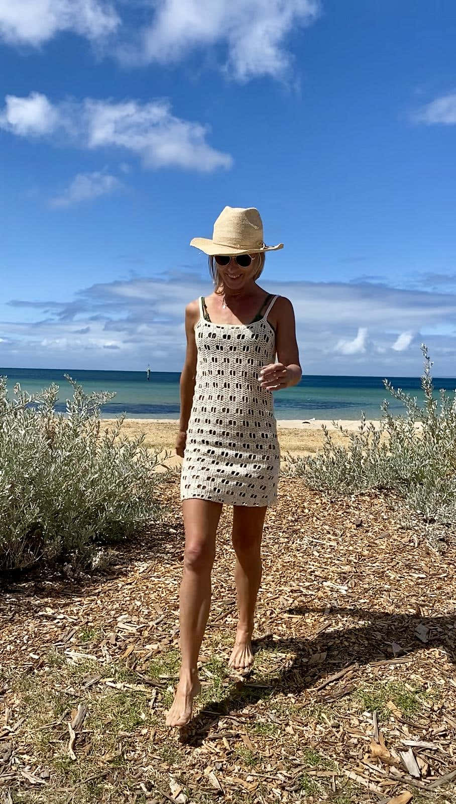 crochet beach dress pattern Easy Color:Chambray