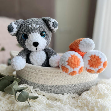 Fox and wolf toy