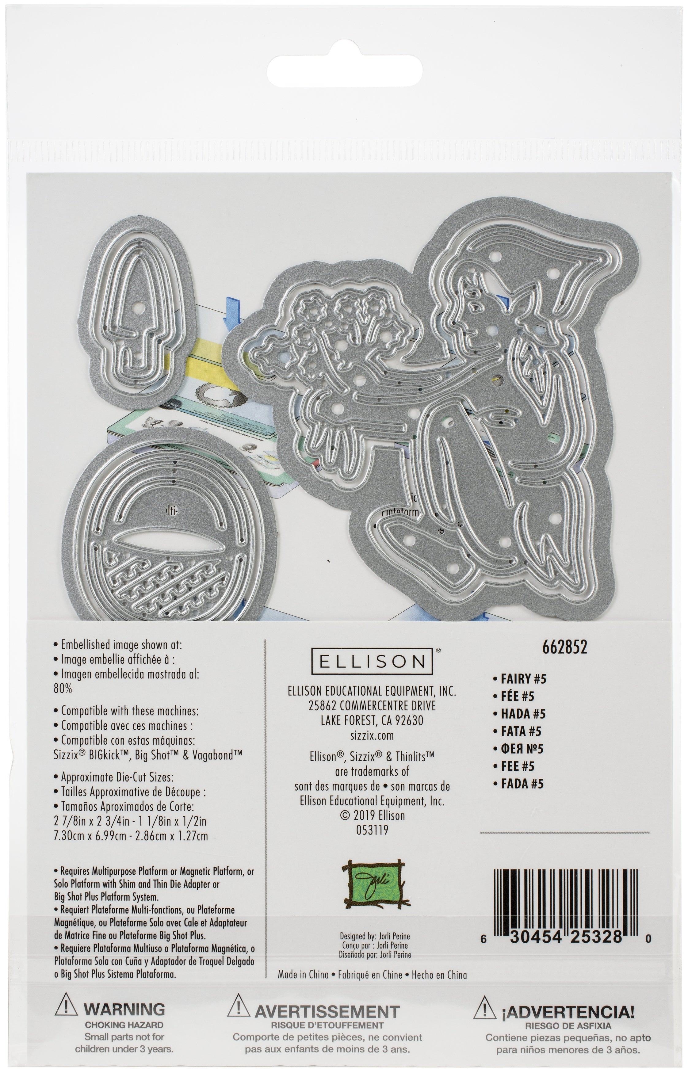 Sizzix Thinlits Dies By Jorli Perine 10/Pkg - Fairy #5