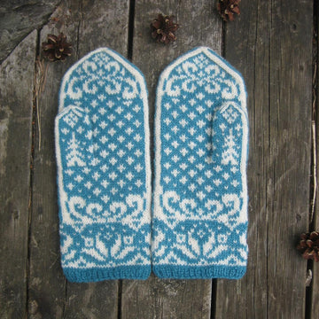 Frosted Windows Mittens