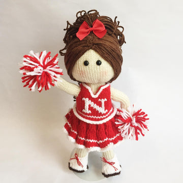 Cheerleader Knit Doll