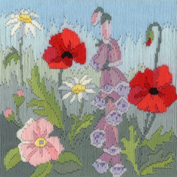 Derwentwater Designs Long Stitch Seasons - Summer Kit - 20 x 20cm