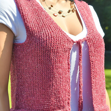 Easy Tie Front Vest