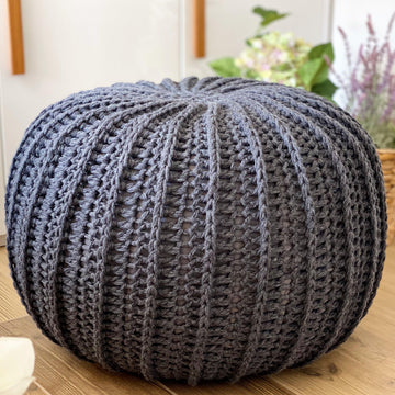 Super Chunky Crochet Pouf