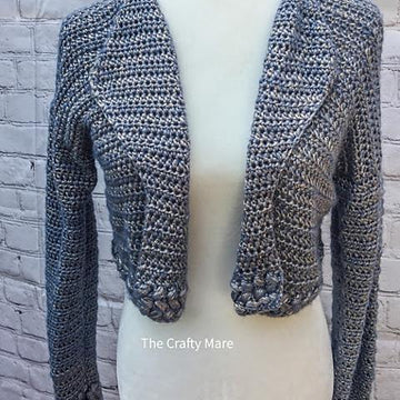 Metal Moto Cropped Cadigan