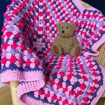 Bella’s Bobble Granny Square Blanket