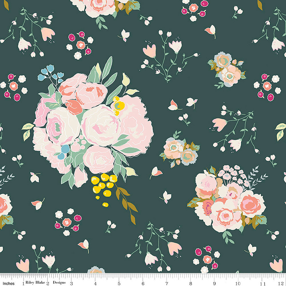 Riley Blake Hidden Cottage - Green - RBC10760FOREST