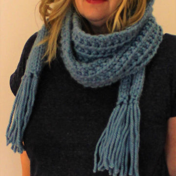 Winter Blues Scarf