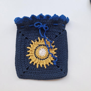 Celestial coin purse with lining