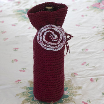 Flower Wine Cozy