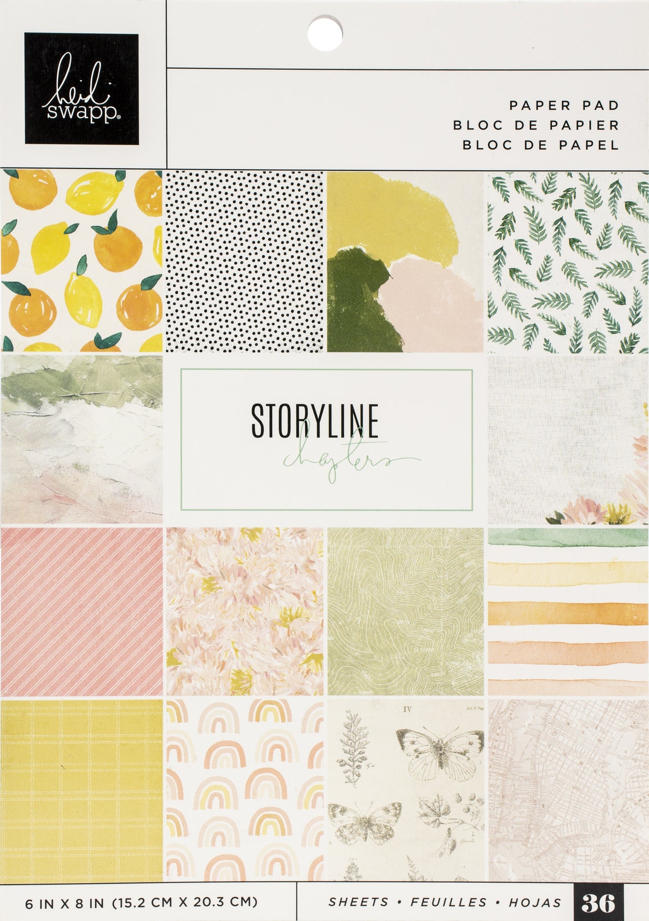 American Crafts Heidi Swapp Single-Sided Paper Pad 6"X8" 36/Pkg - Storyline Chapters