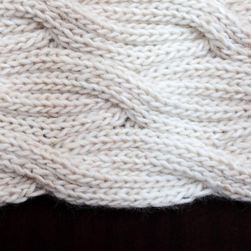 Reversible Cable Infinity Scarf