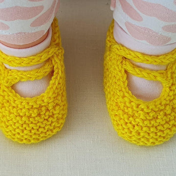 Erica - Baby shoes with buttoned straps