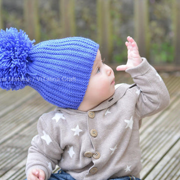 Warm Lines Hat Knitting Pattern