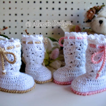 Angel Baby Booties