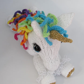 Unicorn Toy Knitting Pattern
