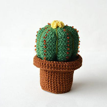 Small Cactus - Ball Cactus - Cute Green Cactus - Crochet Cactus - Crochet Plant - Plant Home Decor - DIY Plant - CROCHET PATTERN no.164