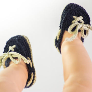 Easy Baby Boat Booties