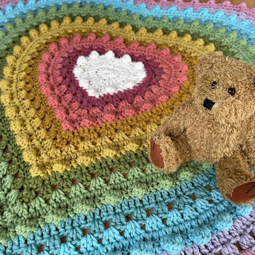 Bobblina Heart Blanket