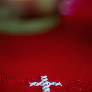 Vervaco Christmas Sleigh Table Runner Cross Stitch Kit - 30cm x 105cm