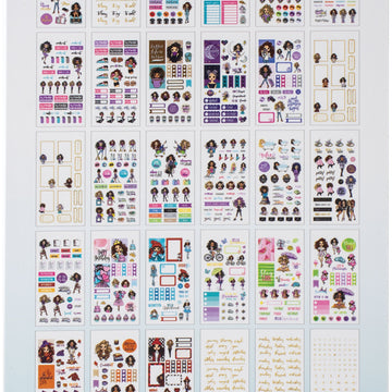 Paper House Sticker Book 30/Sheets - Planner Girl - Sugary Gal
