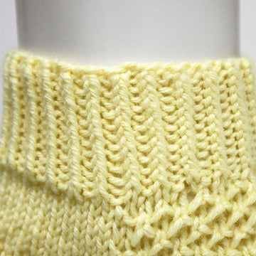 Lemon Sherbet Socks - Cuff Down (DK)