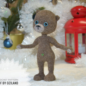 Crochet Pattern Little Teddy Bear Amigurumi toy